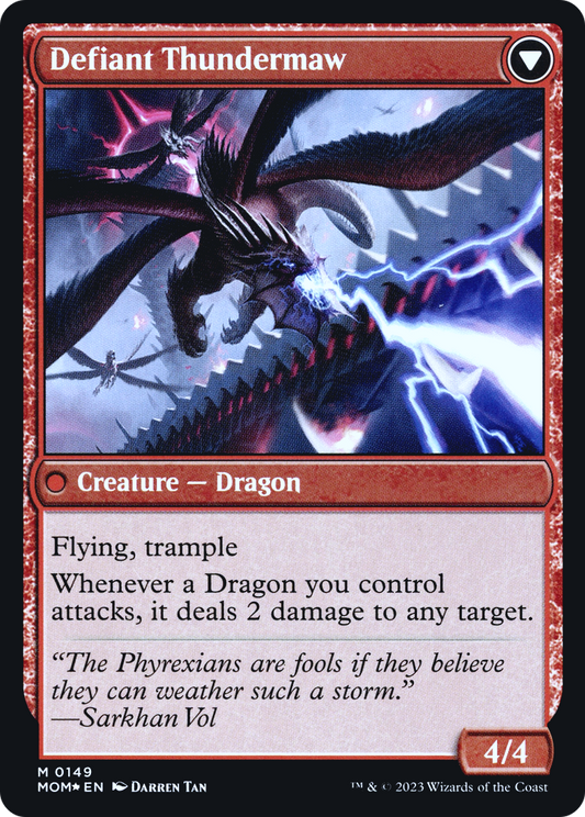 Invasion of Tarkir // Defiant Thundermaw (PRE-149S) (Foil)