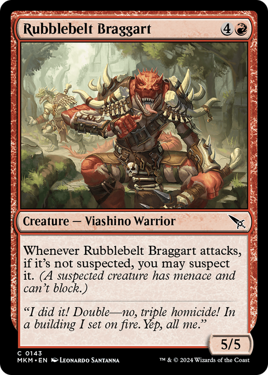 Rubblebelt Braggart (MKM-143) (Foil)