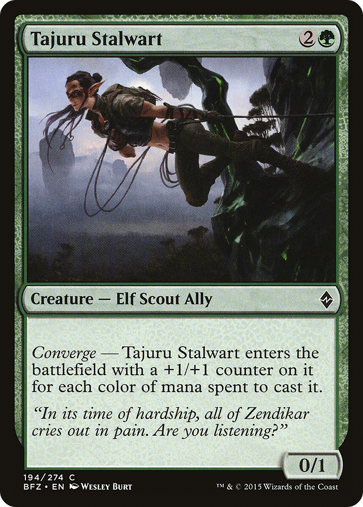 Tajuru Stalwart (BFZ-194) (Foil)