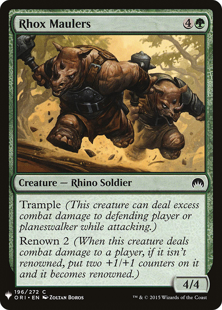 Rhox Maulers (LIST-ORI-196)