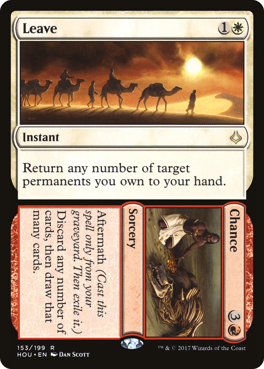 Leave // Chance (HOU-153) (Foil)