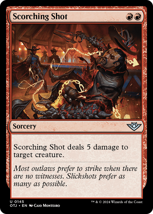 Scorching Shot (OTJ-145) (Foil)