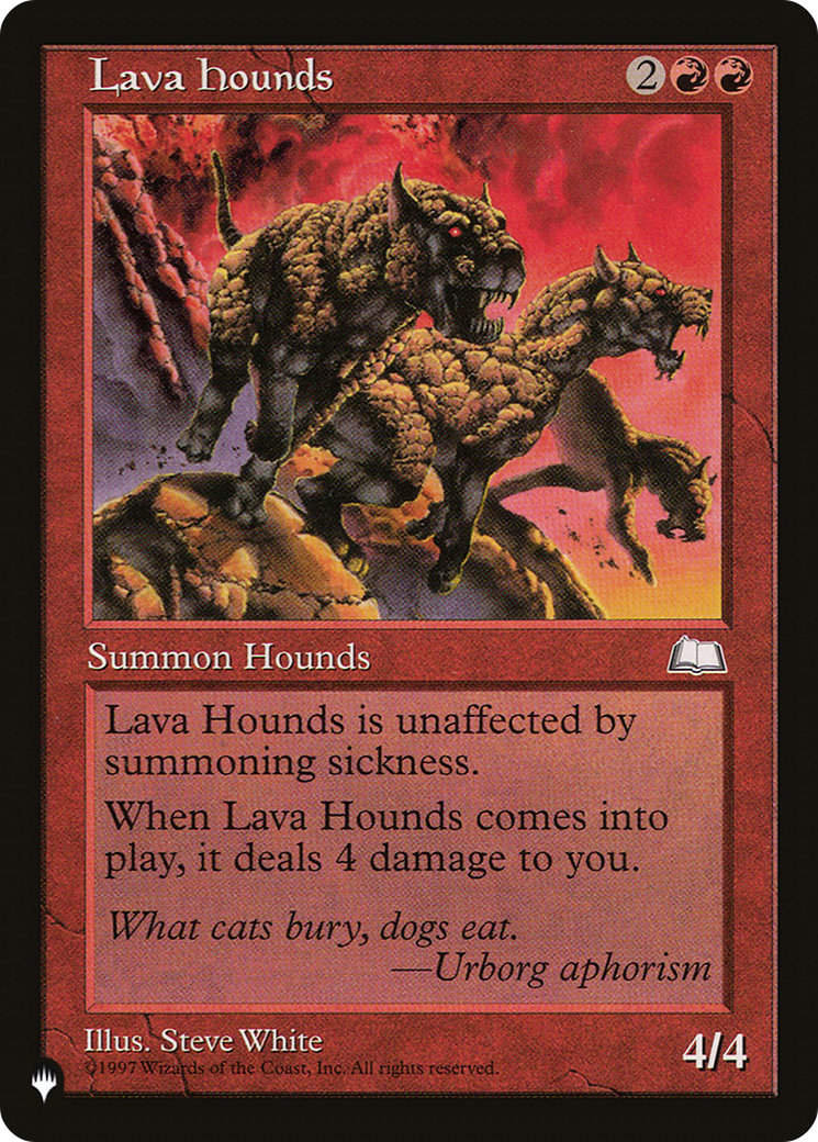 Lava Hounds (LIST-WTH-109)
