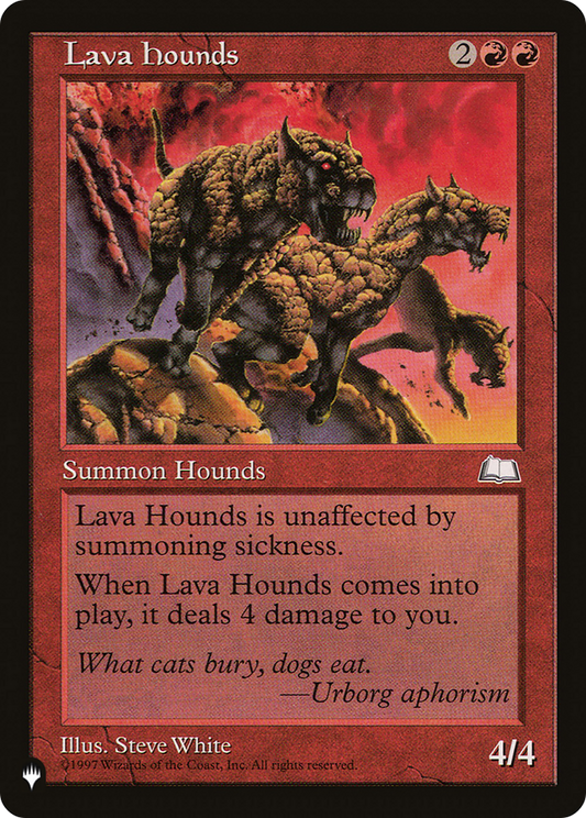 Lava Hounds (LIST-WTH-109)