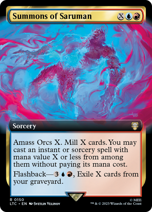Summons of Saruman (LTC-150) (Extended Art)