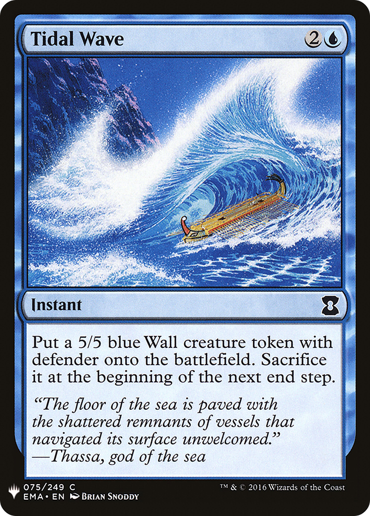 Tidal Wave (LIST-EMA-75)