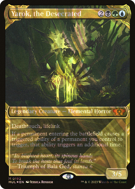 Yarok, the Desecrated (MUL-193) (Showcase) (Halo Foil)