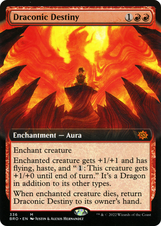 Draconic Destiny (BRO-336) (Extended Art) (Foil)