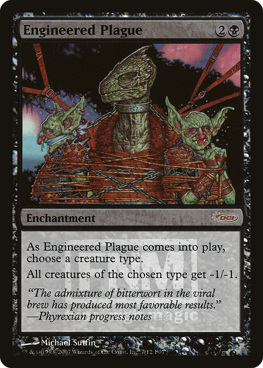 Engineered Plague (FNM-007) (Foil)