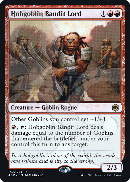 Hobgoblin Bandit Lord (AFR&-147A) (Foil)