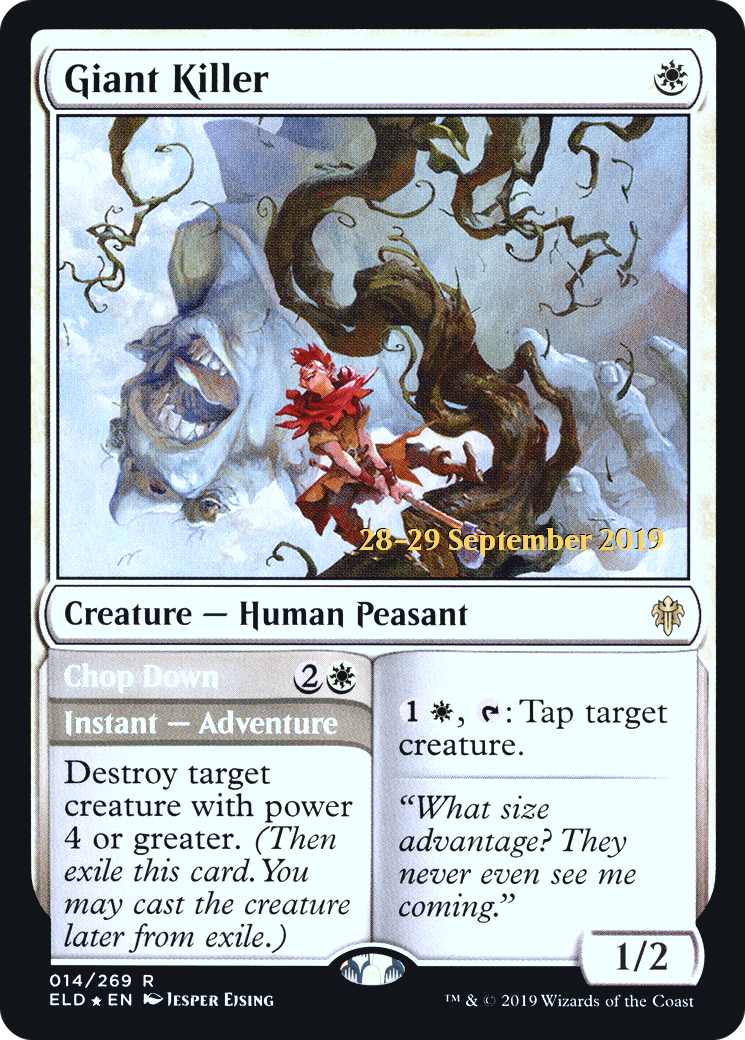 Giant Killer // Chop Down (PRE-14S) (Foil)