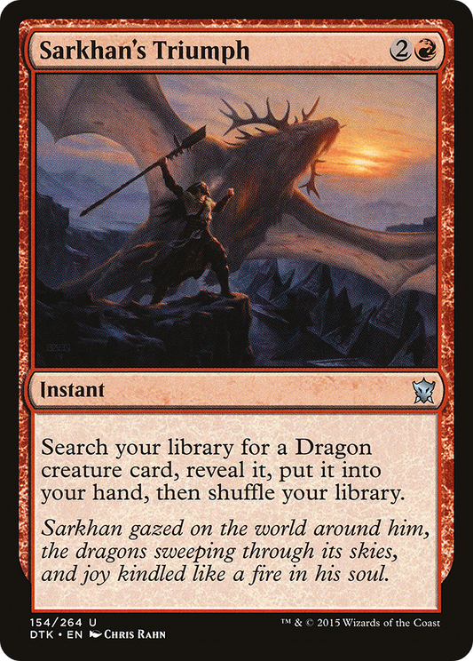 Sarkhan's Triumph (DTK-154)