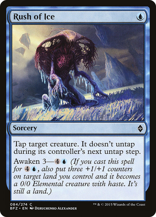 Rush of Ice (BFZ-084) (Foil)
