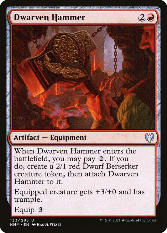 Dwarven Hammer (KHM-133) (Foil)