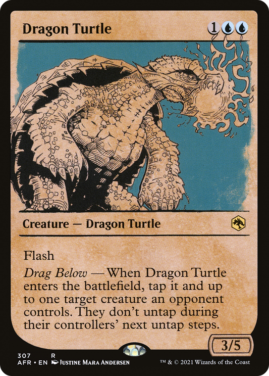 Dragon Turtle (AFR-307) (Showcase) (Foil)