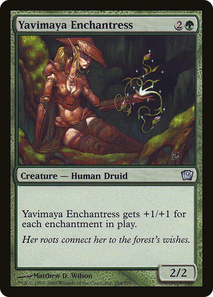 Yavimaya Enchantress (9ED-284★) (Foil)
