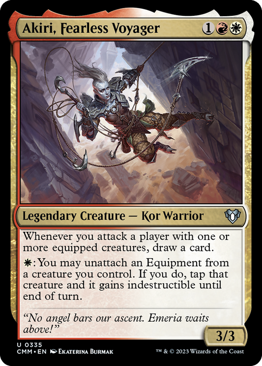 Akiri, Fearless Voyager (CMM-335) (Foil)