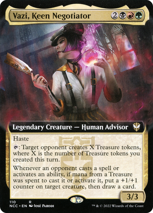 Vazi, Keen Negotiator (NCC-110) (Extended Art) (Foil)
