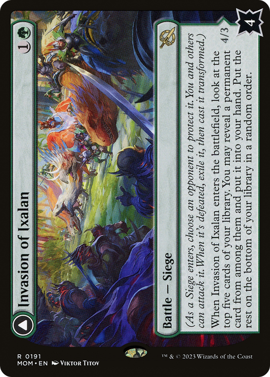 Invasion of Ixalan // Belligerent Regisaur (MOM-191) (Foil)