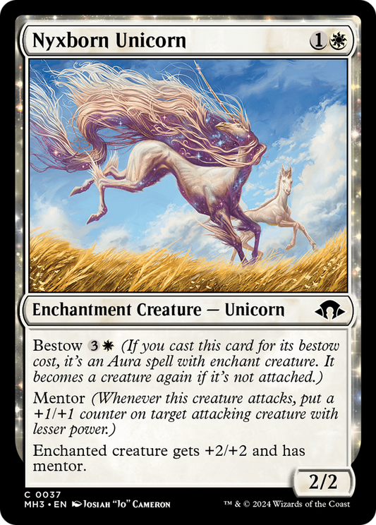 Nyxborn Unicorn (MH3-037) (Foil)