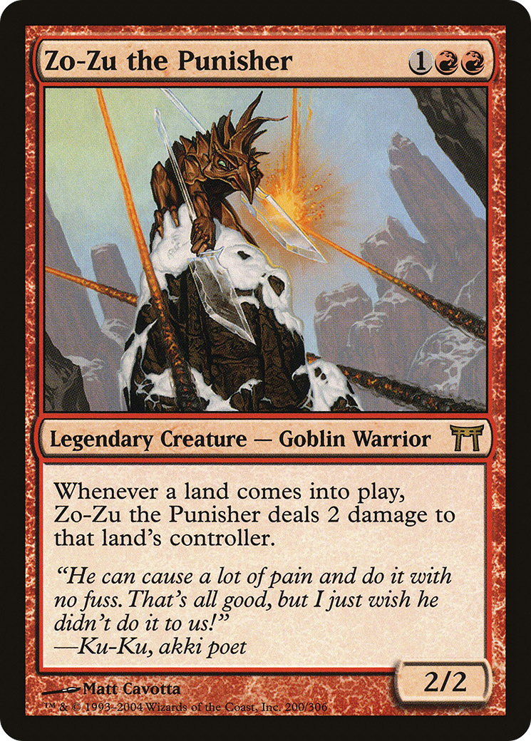 Zo-Zu the Punisher (CHK-200) (Foil)