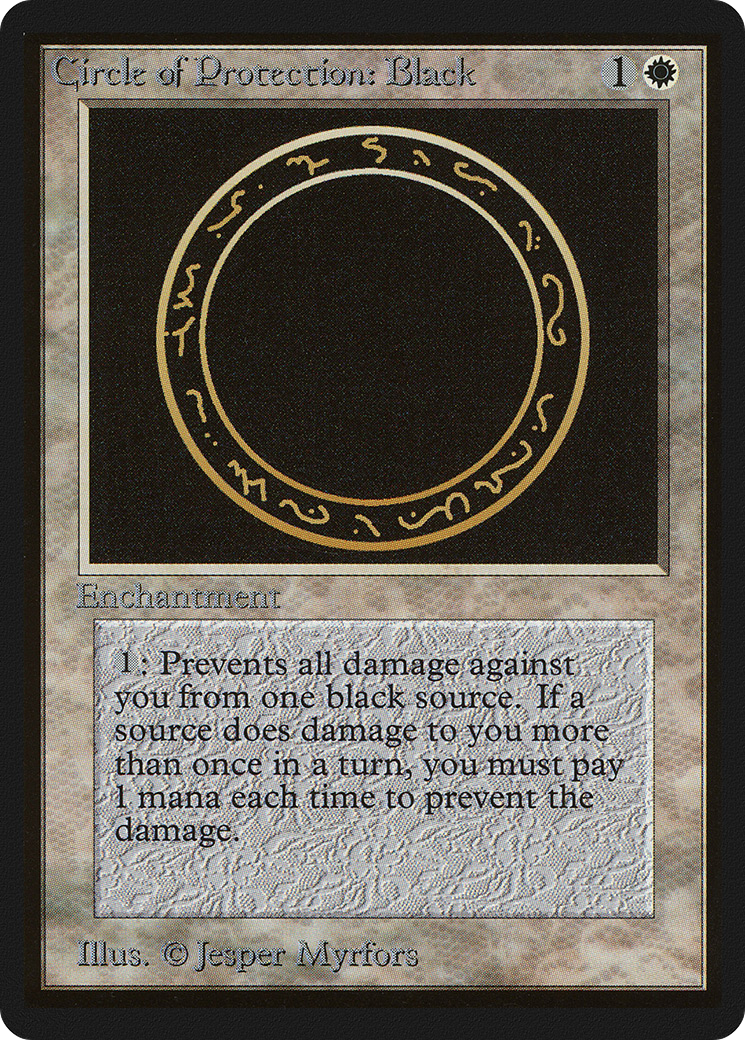 Circle of Protection: Black (LEB-010)