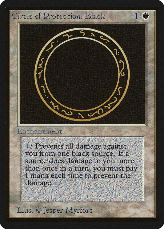 Circle of Protection: Black (LEB-010)