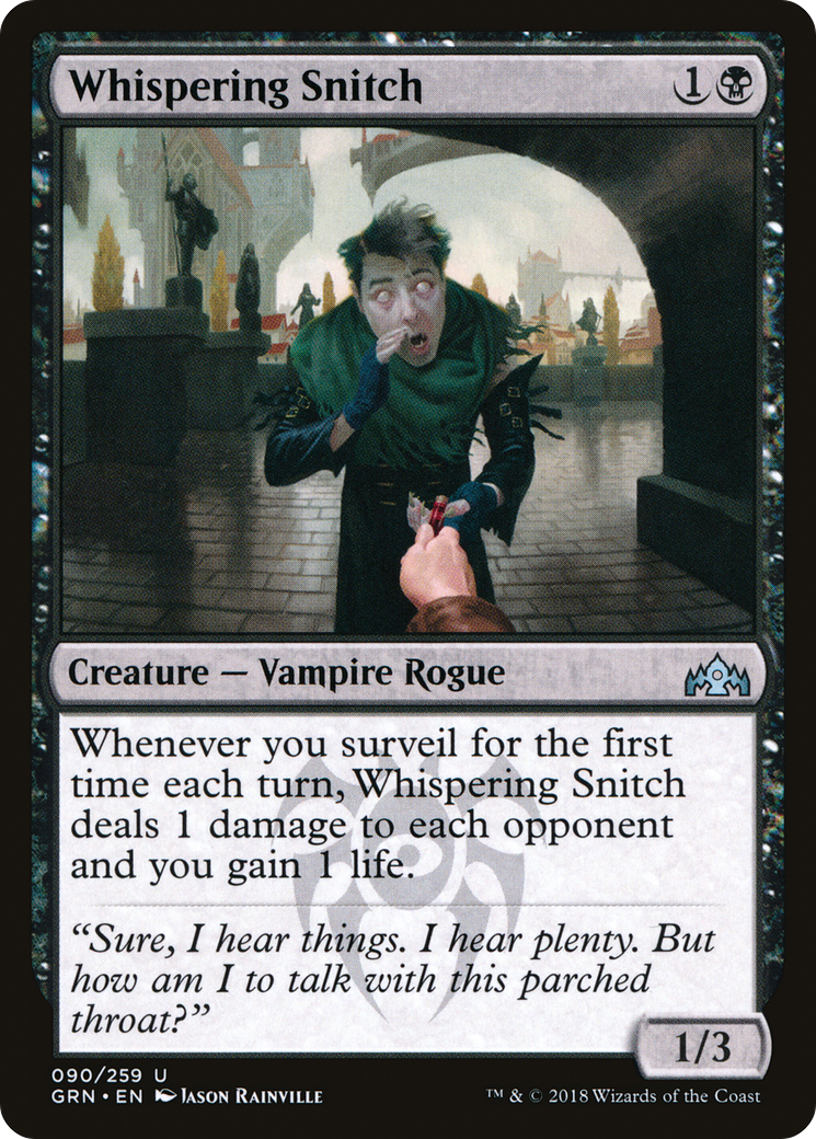 Whispering Snitch (GRN-090) (Foil)