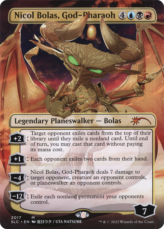 Nicol Bolas, God-Pharaoh (SLC-2017) (Borderless)