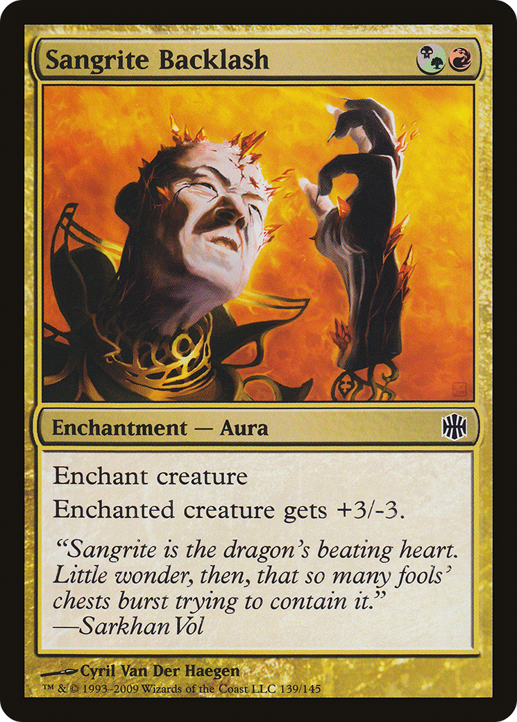 Sangrite Backlash (ARB-139) (Foil)
