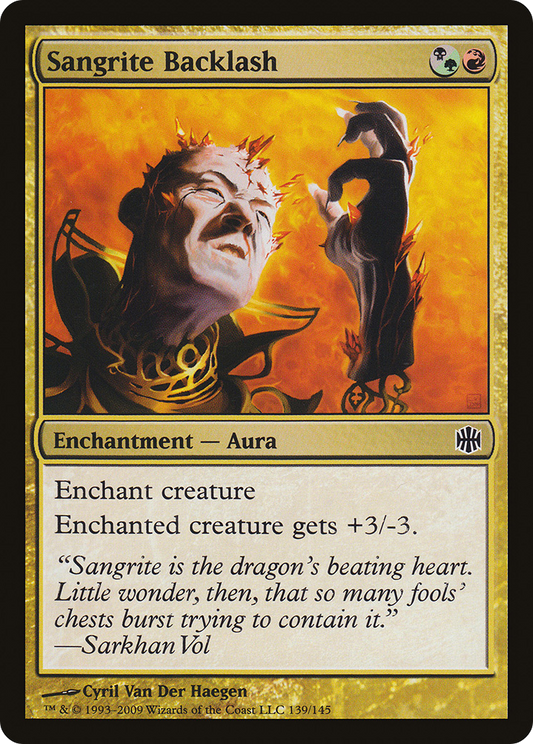 Sangrite Backlash (ARB-139) (Foil)