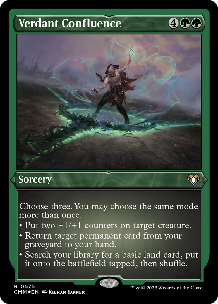 Verdant Confluence (CMM-575) (Etched Foil)