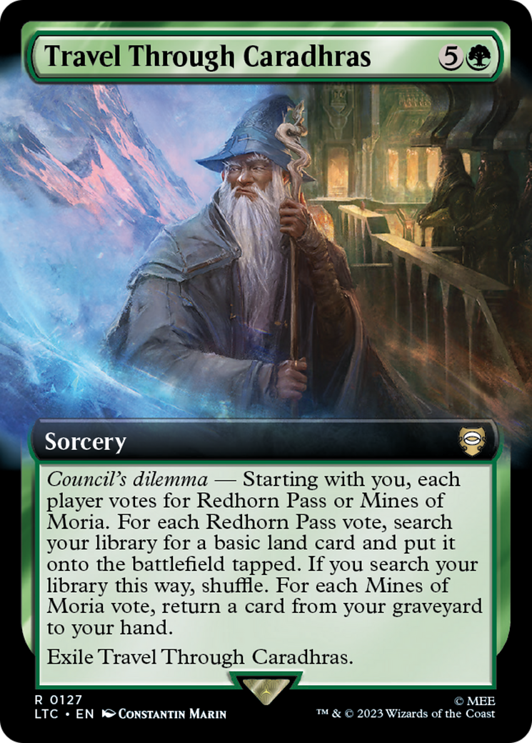 Travel Through Caradhras (LTC-127) (Extended Art)