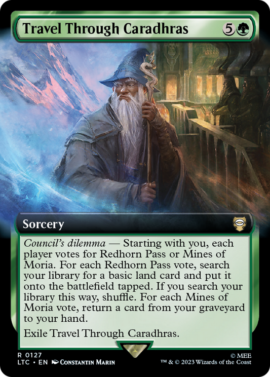 Travel Through Caradhras (LTC-127) (Extended Art)