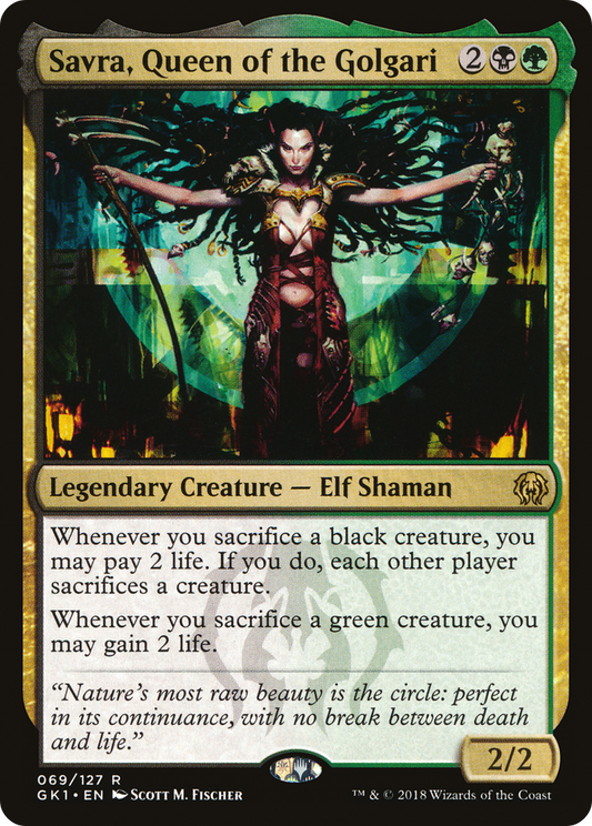 Savra, Queen of the Golgari (GR1-069)