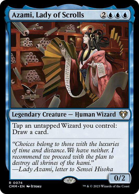 Azami, Lady of Scrolls (CMM-074)