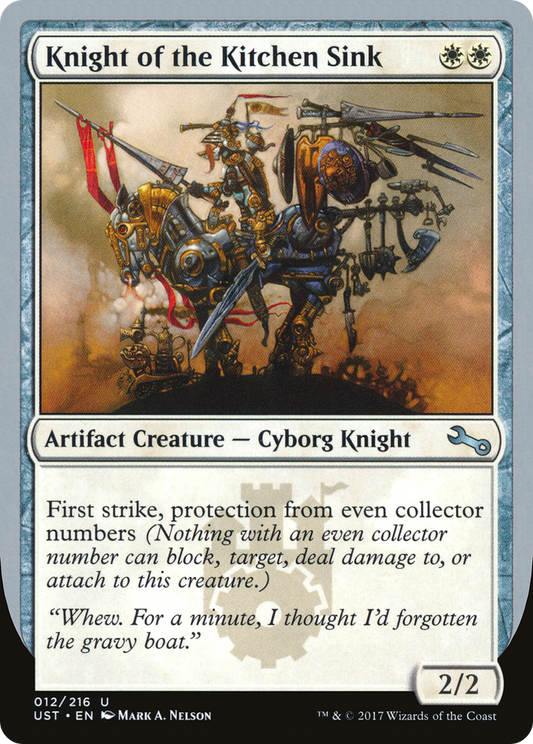 Knight of the Kitchen Sink (UST-12B)