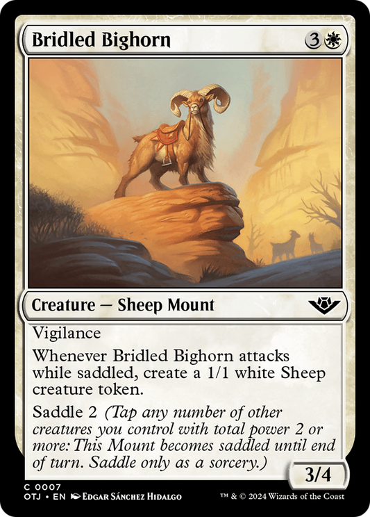 Bridled Bighorn (OTJ-007) (Foil)