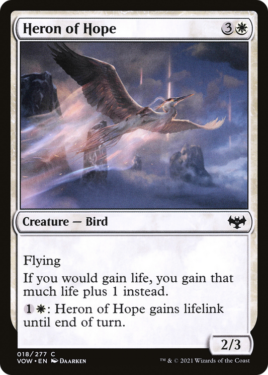 Heron of Hope (VOW-018) (Foil)