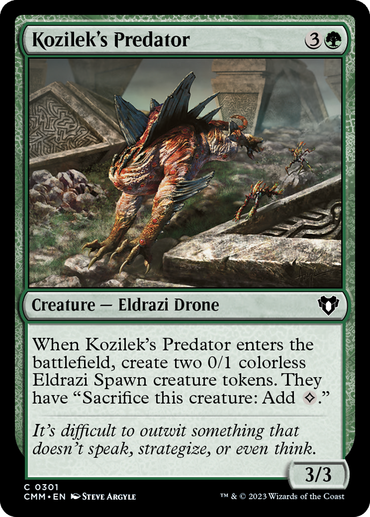 Kozilek's Predator (CMM-301) (Foil)