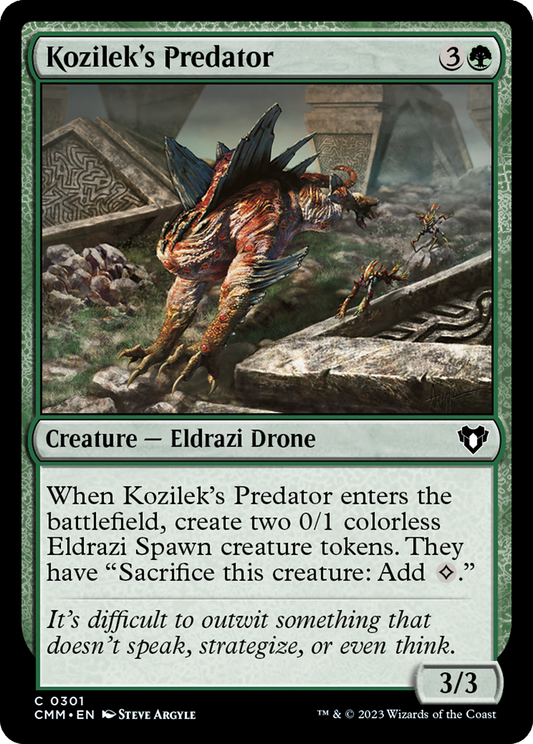 Kozilek's Predator (CMM-301) (Foil)