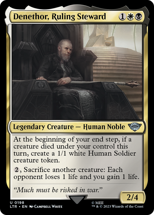 Denethor, Ruling Steward (LTR-198) (Foil)