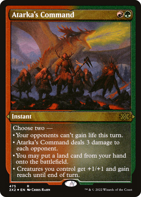 Atarka's Command (2X2-475) (Etched Foil)