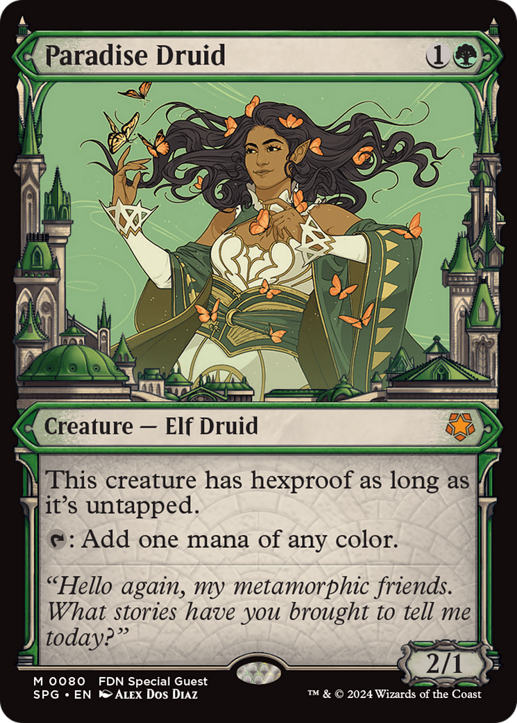 Paradise Druid (SPG-080) (Showcase) (Foil)
