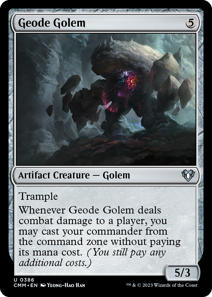 Geode Golem (CMM-386) (Foil)