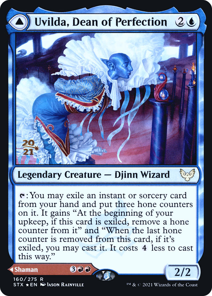 Uvilda, Dean of Perfection // Nassari, Dean of Expression (PRE-160S) (Foil)