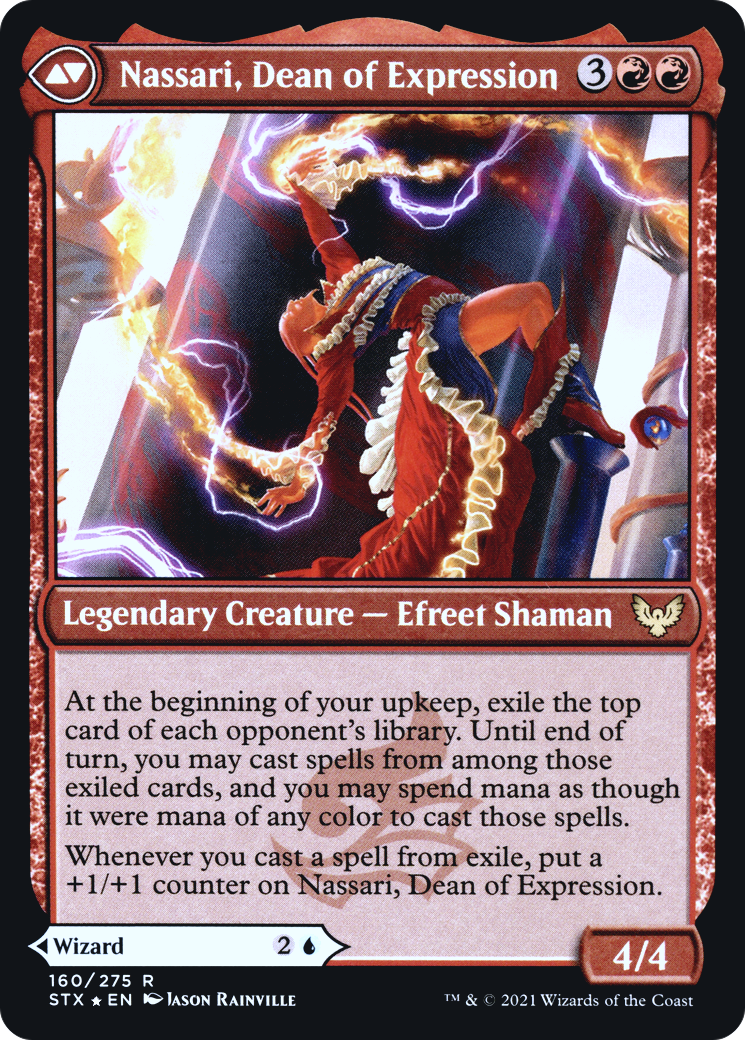 Uvilda, Dean of Perfection // Nassari, Dean of Expression (PRE-160S) (Foil)