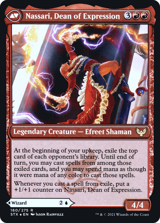Uvilda, Dean of Perfection // Nassari, Dean of Expression (PRE-160S) (Foil)