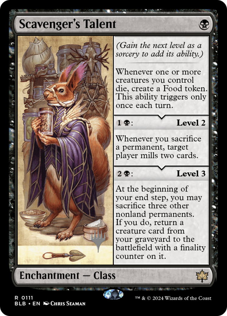 Scavenger's Talent (PPBLB-111P) (Foil)