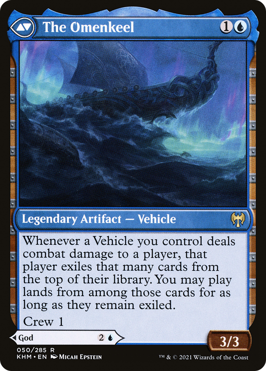 Cosima, God of the Voyage // The Omenkeel (KHM-050) (Foil)
